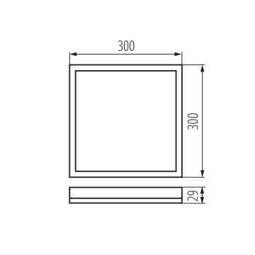 Plafoniera LED da bagno AZPO LED/17,5W/230V IP54 bianco