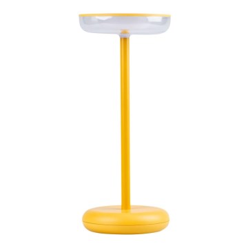 Kanlux 37314 - Lampada ricaricabile dimmerabile FLUXY LED/1,7W/1800 mAh IP44 giallo