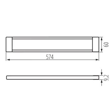 LED Illuminazione dimmerabile per mobili DAXA LED/9W/24V 3000/4000/5500K