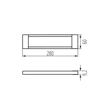 LED Illuminazione dimmerabile per mobili DAXA LED/5W/24V 3000/4000/5500K