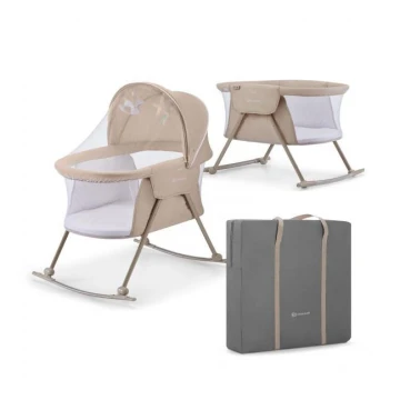 KINDERKRAFT - Lettino per neonato 3in1 LOVI beige