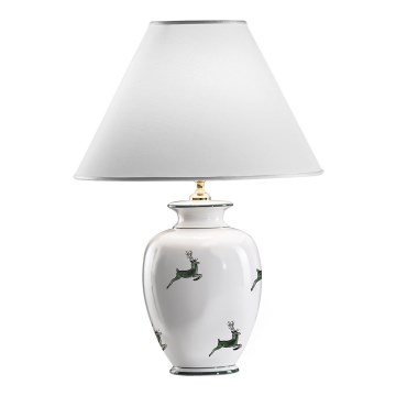 Kolarz 731.70W.100 - Lampada da tavolo NONNA 1xE27/100W/230V bianco