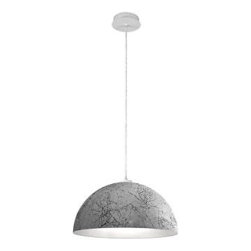 Kolarz A1339.31.Wm.VinAg/50 - Lampadario a sospensione con filo CULT 1xE27/100W/230V diametro 50 cm argento