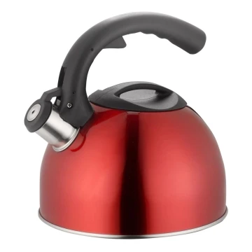 Lamart - Bollitore 2 l rosso/acciaio inox