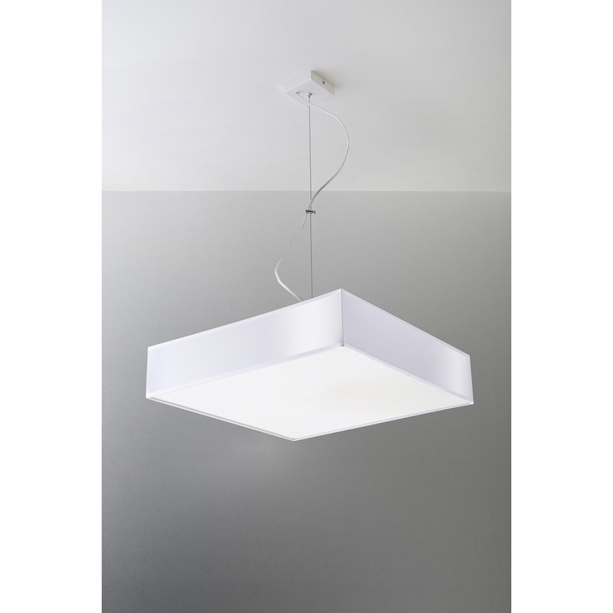 Lampada a sospensione HORUS 45 3xE27/60W/230V bianco