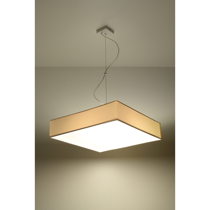 Lampada a sospensione HORUS 45 3xE27/60W/230V bianco