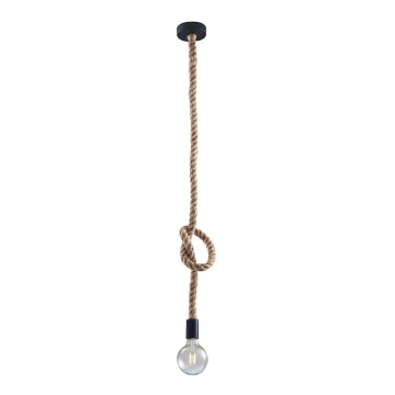 Lampada a sospensione ROPE 1xE27/12W/230V