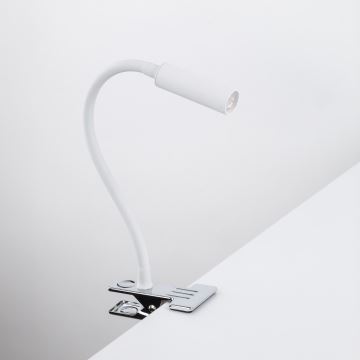 Lampada con morsetto LAGOS 1xG9/6W/230V bianco