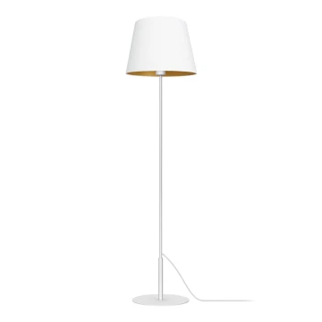 Lampada con piedistallo ARDEN 1xE27/60W/230V bianco/oro