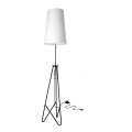 Lampada con piedistallo TAFLO 1xE27/60W/230V bianco/nero/oro