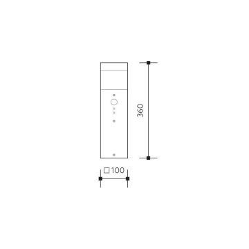 Lampada da esterno GARD 1xE14/60W/230V IP44