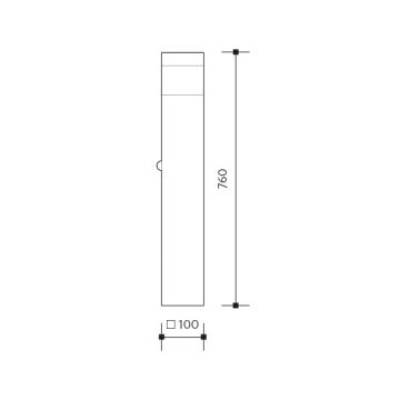 Lampada da esterno GARD 1xE14/60W/230V IP44