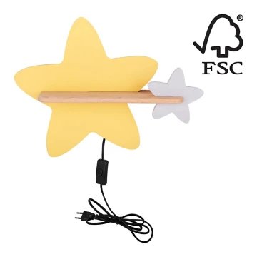 Lampada da parete a LED per bambini con mensola STAR LED/5W/230V