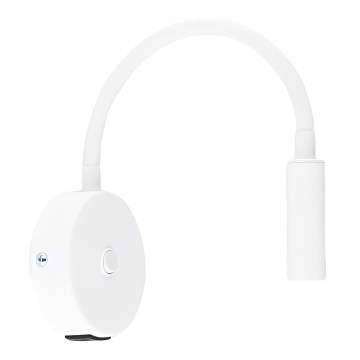 Lampada da parete con USB port LAGOS 1xG9/3W/5V 4000K bianco