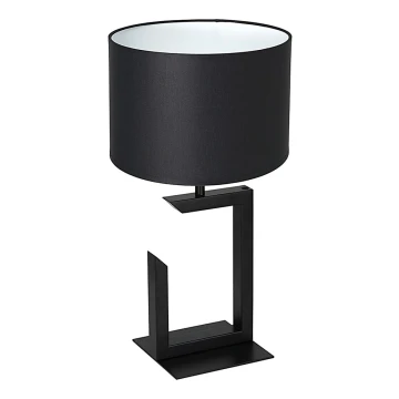 Lampada da tavolo 1xE27/60W/230V 45 cm nero/bianco
