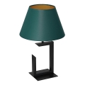 Lampada da tavolo 1xE27/60W/230V 45 cm verde/oro