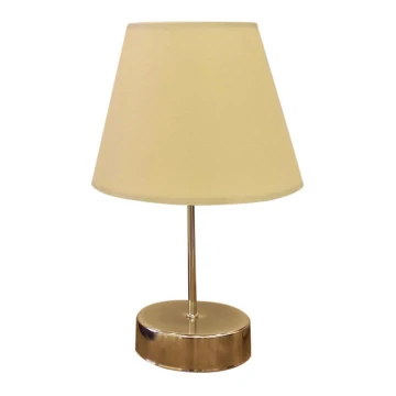 Lampada da tavolo 1xE27/60W/230V beige/oro