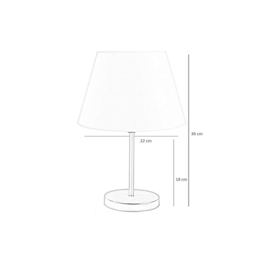 Lampada da tavolo 1xE27/60W/230V beige/oro