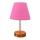 Lampada da tavolo 1xE27/60W/230V rosa/rame