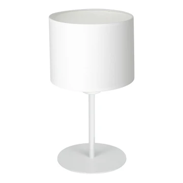 Lampada da tavolo ARDEN 1xE27/60W/230V diametro 18 cm bianco