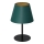 Lampada da tavolo ARDEN 1xE27/60W/230V diametro 20 cm verde/oro