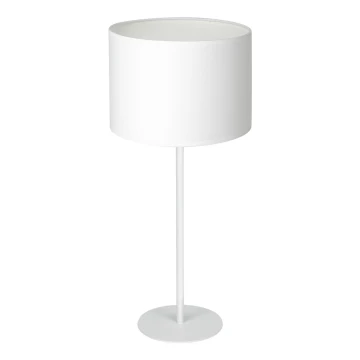 Lampada da tavolo ARDEN 1xE27/60W/230V diametro 25 cm bianco