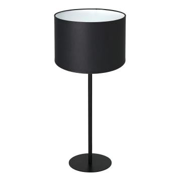 Lampada da tavolo ARDEN 1xE27/60W/230V diametro 25 cm nero/bianco