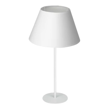 Lampada da tavolo ARDEN 1xE27/60W/230V diametro 30 cm bianco