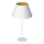 Lampada da tavolo ARDEN 1xE27/60W/230V diametro 30 cm bianco/oro