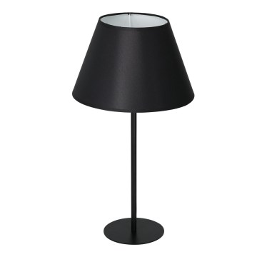 Lampada da tavolo ARDEN 1xE27/60W/230V diametro 30 cm nero/bianco