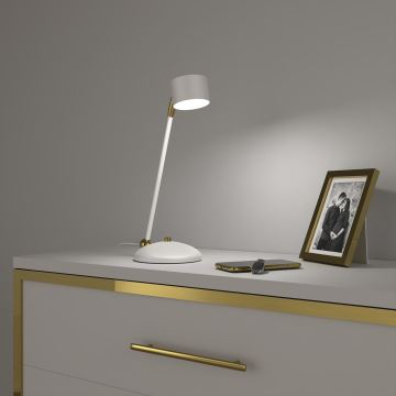 Lampada da tavolo ARENA 1xGX53/11W/230V bianco/oro