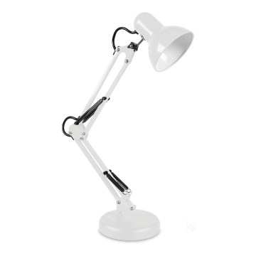 Lampada da tavolo AURIQ 1xE27/60W/230V bianco