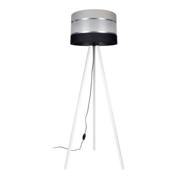 Lampada da tavolo CORAL 1xE27/60W/230V bianco/nero/grigio/cromo