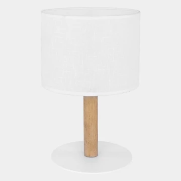 Lampada da tavolo DEVA 1xE27/60W/230V bianco/legno