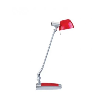 Lampada da tavolo GINEVRA 1xG9/40W/230V rosso