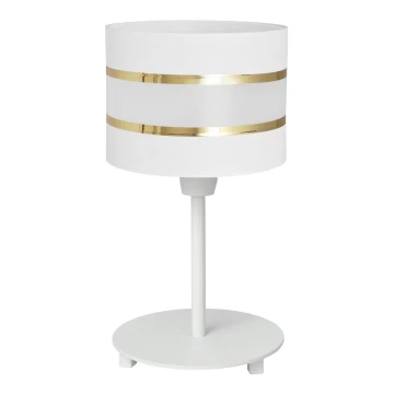 Lampada da tavolo HELEN 1xE27/60W/230V bianco/oro