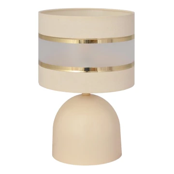 Lampada da tavolo HELEN 1xE27/60W/230V color crema/oro