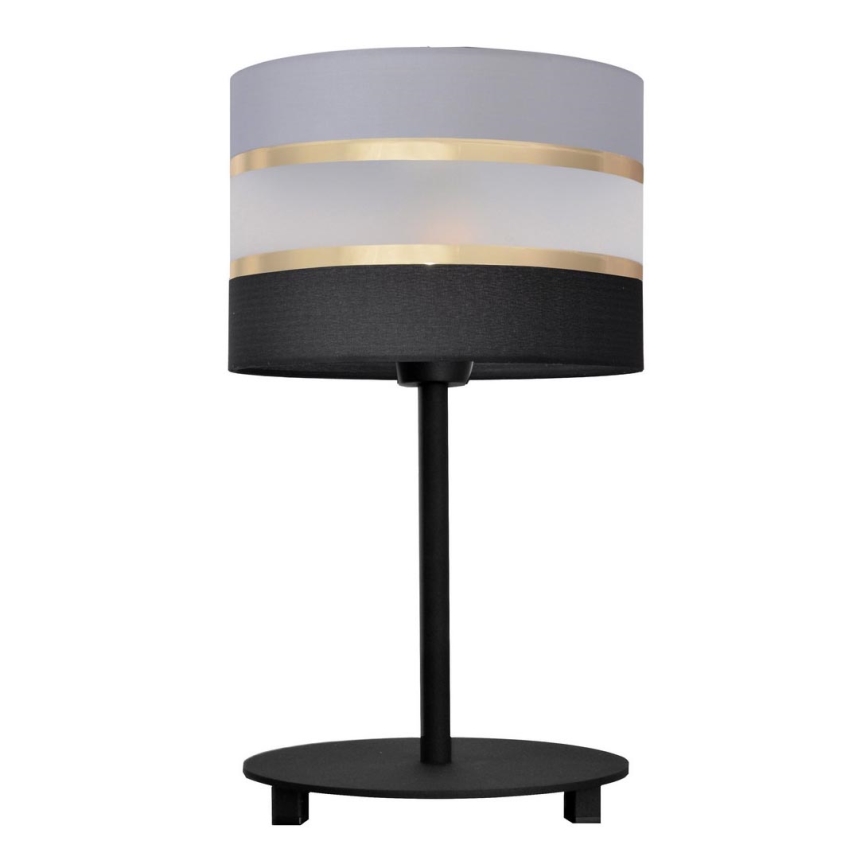 Lampada da tavolo HELEN 1xE27/60W/230V nero/grigio/oro