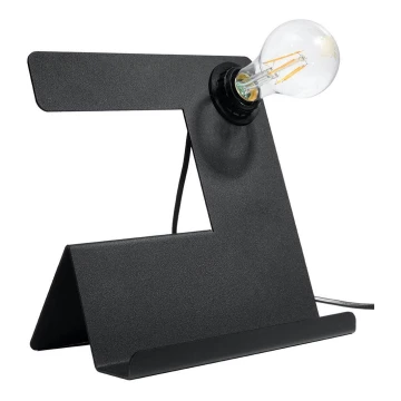 Lampada da tavolo INCLINE 1xE27/60W/230V nero