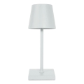 Lampada da tavolo LED dimmerabile con funzione Touch LED/3,5W/5V 5200 mAh IP54 bianco
