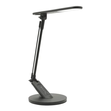 Lampada da tavolo LED dimmerabile con funzione Touch OPTIMUM LED/7W/230V USB 3000/4000/6000K nero