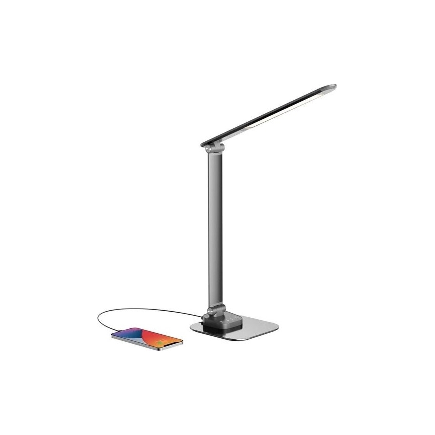 Lampada da tavolo LED dimmerabile con USB LED/7,5W/230V 3000K/4000K/5500K antracite