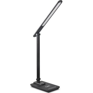 Lampada da tavolo LED dimmerabile con USB LED/9W/230V 3000K/4000K/5500K nero