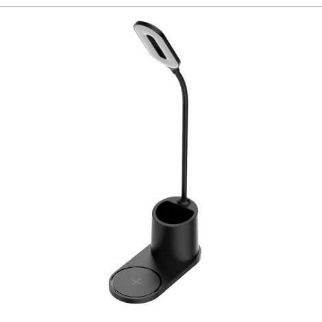 Lampada da comodino con caricatore wireless, lampada da tavolo touch con  porta USB, lampada da scrivania a led con 3 regali luminosi