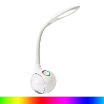 Lampada da tavolo LED RGB dimmerabile LED/7W/230V bianco