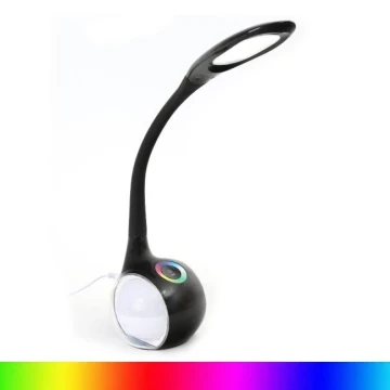 Lampada da tavolo LED RGB LED/7W/230V nero