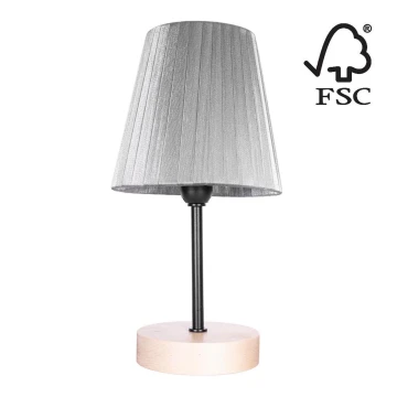 Lampada da tavolo MILA 1xE14/25W/230V birch – FSC certificato