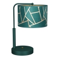 Lampada da tavolo ZIGGY 1xE27/60W/230V verde/oro