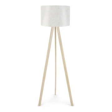 Lampada da terra  AYD 1xE27/60W/230V crema/beige