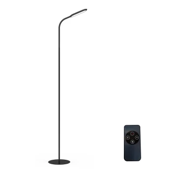 Lampada da terra dimmerabile a LED LED/10W/230V 3000/4000/6000K nero + telecomando